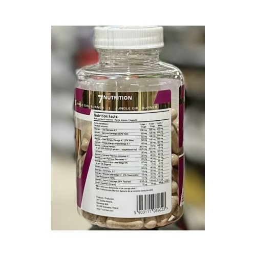 7NUTRITION JUNGLE GIRL BURNER 120 KAP ODCHUDZANIE DLA KOBIET