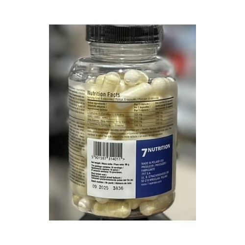 7NUTRITION Motivation 96 kap AAKG BETA ALANINA