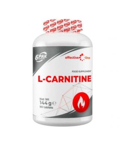 6PAK NUTRITION EFFECTIVE LINE L-CARNITINE- 90TAB KARNITYNA