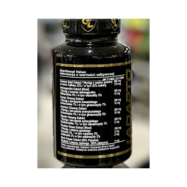 GenLab Adapto Energy 60 kapsułek – energia i redukcja stresu