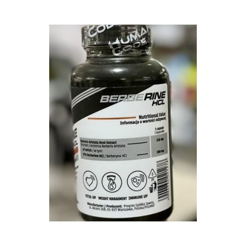 Human Code Berberine HCl 45 kap berberyna