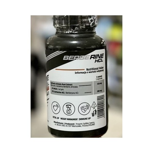 Human Code Berberine HCl 90 kap berberyna