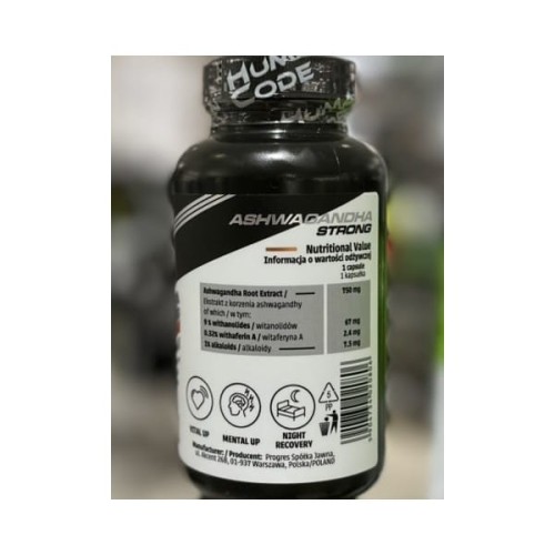 Human Code Ashwagandha Strong 90kap Aszwaganda