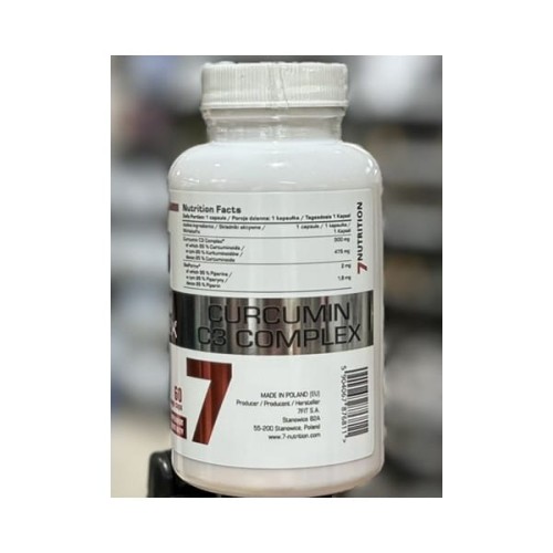 7Nutrition Curcumin C3 complex kurkumina piperyna 60kap