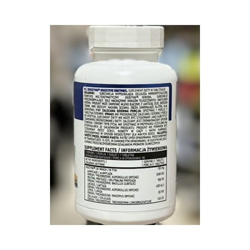 OstroVit DigeZyme 90 tab enzymy trawienne