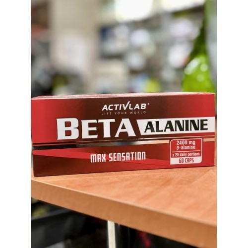 Activlab Beta Alanina 2400 – 60 kapsułek – Zwiększ swoją wytrzymałość i opóźnij zmęczenie!