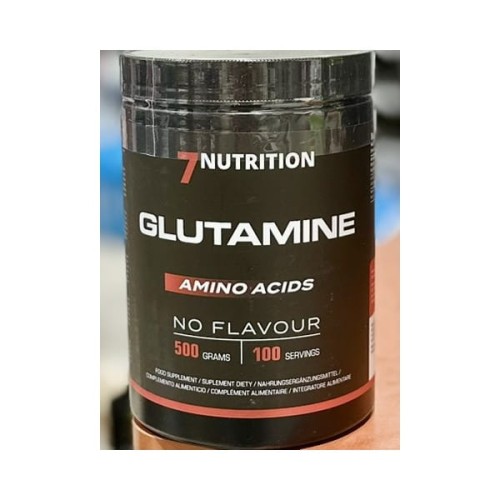 7Nutrition Glutamine 500g No Flavour
