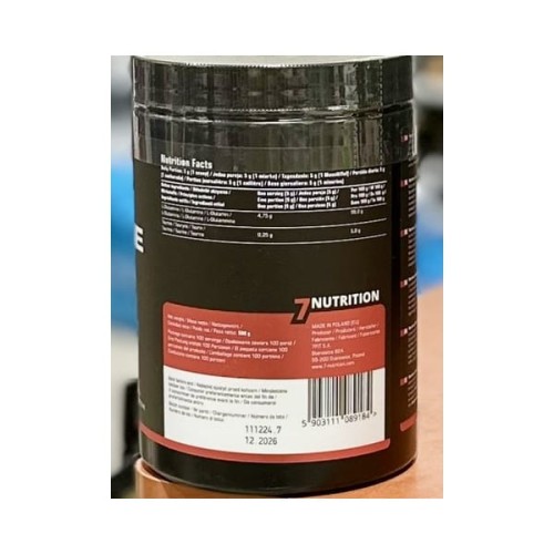 7Nutrition Glutamine 500g No Flavour