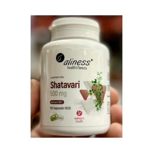 Aliness Shatavari 500 mg 100 kaps libido kobiet anti-ageing poprawa snu redukcja stresu
