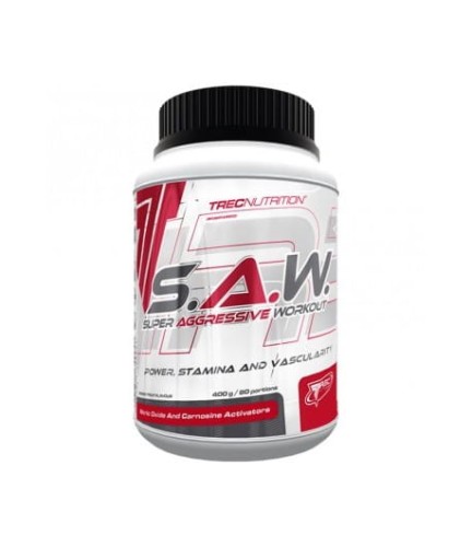 TREC S.A.W SAW PIŁA 400g KREATYNA AAKG KOFEINA