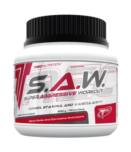 TREC SAW 200G PRZEDTRENINGÓWKA KREATYNA AAKG KOFEINA